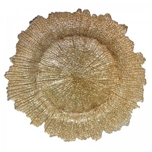 Mercer41 Raul Flower Shape Decorative Plate MCRF4497